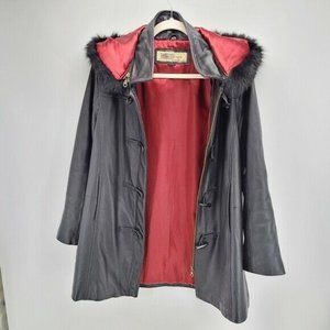 Prestige | Leather Coat | Black